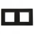Фотография товара 'Ecoplast Рамка 2-постовая из натурального темного стекла LK45 854210'