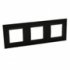 Фотография товара 'Ecoplast Рамка 3-постовая из натурального темного стекла LK45 854310'