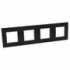 Фотография товара 'Ecoplast Рамка 4-постовая из натурального темного стекла LK45 854410'