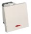 Фотография товара 'Ecoplast Выключатель с индикатором 45х45 мм (схема 1L) 16 A, 250 B, LK45 850901'