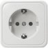 Фотография товара 'Ecoplast Розетка открытой установки с заземляющими контактами и защитными шторками 813204'