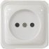 Фотография товара 'Ecoplast Розетка открытой установки без заземляющих контактов с защитными шторками 813304'