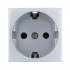 Фотография товара 'Ecoplast Розетка с заземляющим контактом, без шторок 851303'