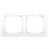 Фотография товара 'Ecoplast Рамка 2-постовая (белый) LK80 844204-1'