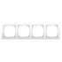 Фотография товара 'Ecoplast Рамка 4-постовая (серебристый металлик) LK80 844403-1'