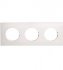 Фотография товара 'Ecoplast Рамка 3-постовая квадрат (белый) Vintage-Quadro 884304-1'