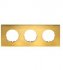 Фотография товара 'Ecoplast Рамка 3-постовая квадрат (золото) Vintage-Quadro 884316-1'