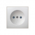 Фотография товара 'Ecoplast Розетка без заземляющего контакта, со шторками 863304-1'