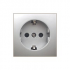 Фотография товара 'Ecoplast Розетка с заземляющим контактом, без шторок 863103-1'