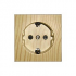 Фотография товара 'Ecoplast Розетка с заземляющим контактом, со шторками 863225-1'