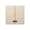 Ecoplast Выключатель 2-клавишный, с индикаторами (схема 5L) 16 A, 250 B, LK60 861201