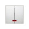 Ecoplast Выключатель 2-клавишный, с индикаторами (схема 5L) 16 A, 250 B, LK60 861204