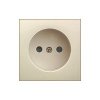 Ecoplast Розетка без заземляющих контактов, со шторками, LK60 863301