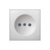 Ecoplast Розетка без заземляющими контактами, со шторками, LK60 863304