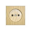 Ecoplast Розетка без заземляющих контактов, со шторками, LK60 863325