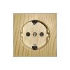 Ecoplast Розетка с заземляющими контактами, со шторками, LK60 863225
