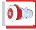 Ecoplast 309.2141 Прямая переносная защищенная розетка 3П+З 16A 85016