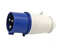 Ecoplast Вилка прямая переносная 2Р+РЕ 32А 220В IP44 87032