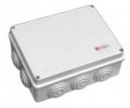 Ecoplast JBS080 Коробка распределительная открытой проводки 85х85х40 6 вых, IP45 44006-1