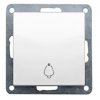 Ecoplast Выключатель-кнопка 1-кл. (схема 1Т) 10 A, 250 B 840504-1