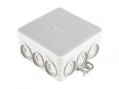Ecoplast JBL085 Коробка распределительная без сальников о/п, 85х85х38мм 12вых., IP55, 44054W-1