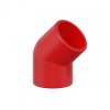 Ecoplast Поворот 45гр., для аспирационной системы D25мм, АБС, 49225-10