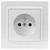 Ecoplast Розетка с заземляющим контактом, без шторок LK60 863104-1