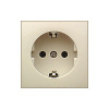 Ecoplast Розетка с заземляющим контактом, со шторками LK60 863201-1